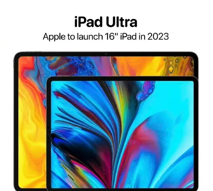 苹果计划在2023年发布16英寸版ipad